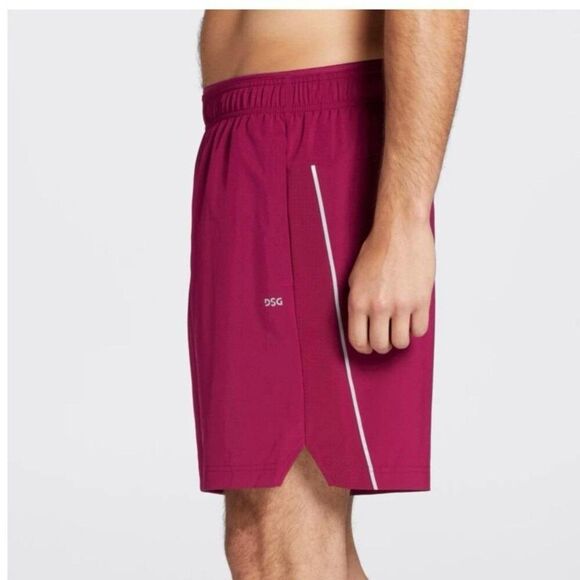 DSG Men's 5" Stride Shorts Built-In Brief Burgundy Size Small‎ NWT - Picture 5 of 7